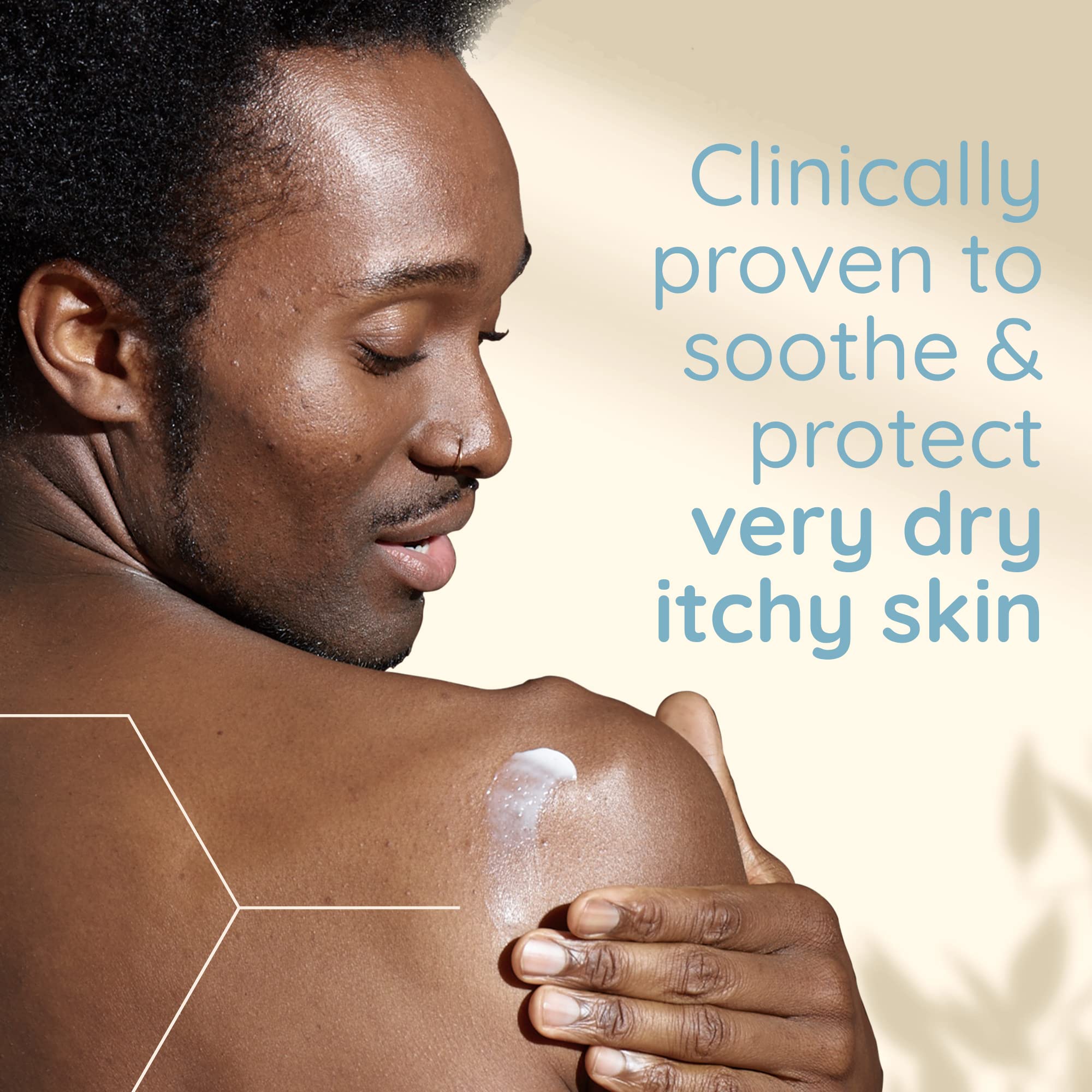 Aveeno Dermexa Daily Emollient Cream (1x 500ml), Emollient Cream Enriched with Triple Oat Complex and Ceramides for Sensitive Skin, Soothing Relief from Itchy, Dry Skin Prone to Eczema